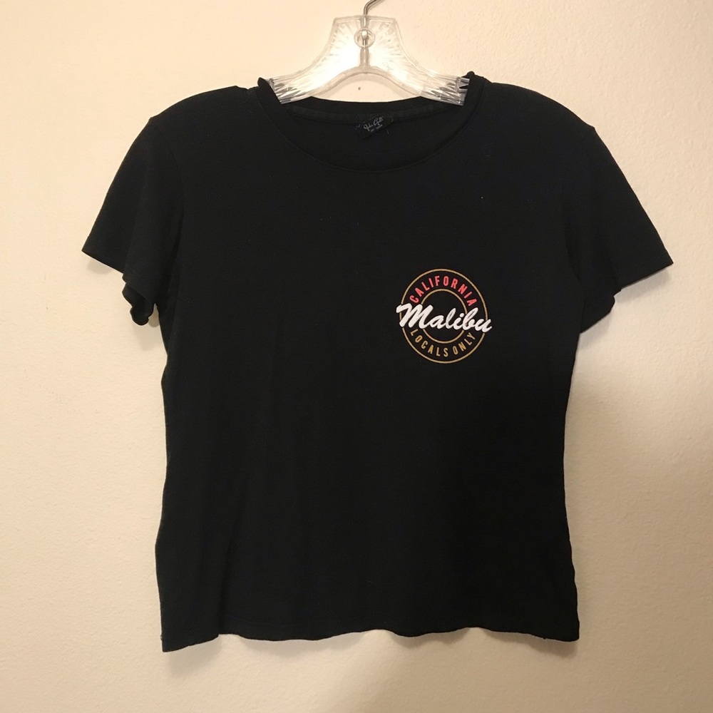 Brandy Melville Black Graphic T-Shirt